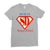 bob is super dad Ladies Fitted T-Shirt