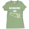 buongiorno una sega Ladies Fitted T-Shirt