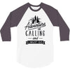 adventure calling and i must go woods ex 3/4 Sleeve Shirt