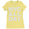 nyc all day Ladies Fitted T-Shirt