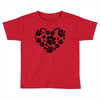 cat love paw Toddler T-shirt