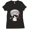 kakashi Ladies Fitted T-Shirt