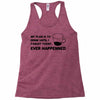 my plan humour Racerback Tank