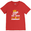 Kings Are Born In February V-Neck Tee