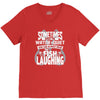 you can almost hear the fish laughing! V-Neck Tee