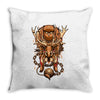 save the jungle Throw Pillow