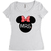 Mr. and Mrs. Matching Women's Triblend Scoop T-shirt
