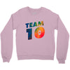 team 10 colorful Crewneck Sweatshirt