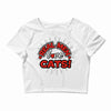real men love cats (3) Crop Top