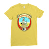 dogs bollocks beer label ideal birthday present or gift Ladies Fitted T-Shirt