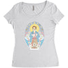 saint barb Women's Triblend Scoop T-shirt
