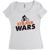 strava wars Women's Triblend Scoop T-shirt