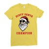 dirty santa champion Ladies Fitted T-Shirt