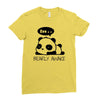 bearly awake Ladies Fitted T-Shirt