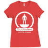 subbuteo hooligan casuals Ladies Fitted T-Shirt