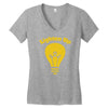 lighten up Women's V-Neck T-Shirt