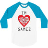 IM LOVE GAMES 3/4 Sleeve Shirt