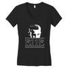 eleven stranger tv show mike lucas dustin will demogorgon dart Women's V-Neck T-Shirt