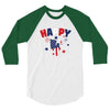 4th of July 3/4 Sleeve Shirt