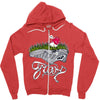 don't step on the grass Zipper Hoodie
