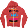 Super Cool Dad Of A Freaking Awesome Daughter Zipper Hoodie