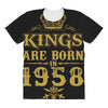 kings are born in 1958 All Over Women's T-shirt