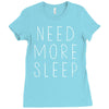 need more sleep Ladies Fitted T-Shirt