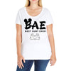 Bae Best Auntie Ever Ladies Curvy T-Shirt
