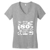 80s survival guide cassette high Women's V-Neck T-Shirt