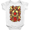deer and monster Baby Bodysuit