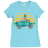 ride and surf Ladies Fitted T-Shirt