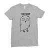 i can't sleep Ladies Fitted T-Shirt