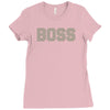 boss funny Ladies Fitted T-Shirt