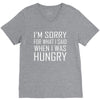 hungry apology V-Neck Tee