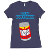 i am duff man homer cult funny retro Ladies Fitted T-Shirt