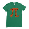 pumpkin pi Ladies Fitted T-Shirt
