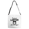 instant lawyer just add coffee Adjustable Strap Totes