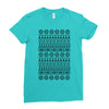 ugly christmas Ladies Fitted T-Shirt