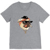 pug life V-Neck Tee