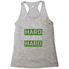 work hard blaze hard Racerback Tank