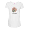 Autumn Maternity Scoop Neck T-shirt