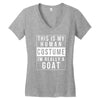 goat halloween costume Women's V-Neck T-Shirt