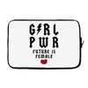 Girl Power Future Is Female Laptop sleeve