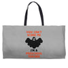 Halloween You Cant Scare Me Im A Preschool Teacher Weekender Totes