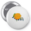 orange juice Pin-back button