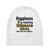 happiness is watching gilmore girls Baby Beanies