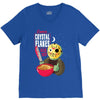 camp crystal flakes V-Neck Tee
