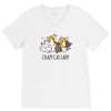 crazy cat lady V-Neck Tee