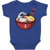 great wave ramen Baby Bodysuit