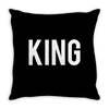 king Throw Pillow